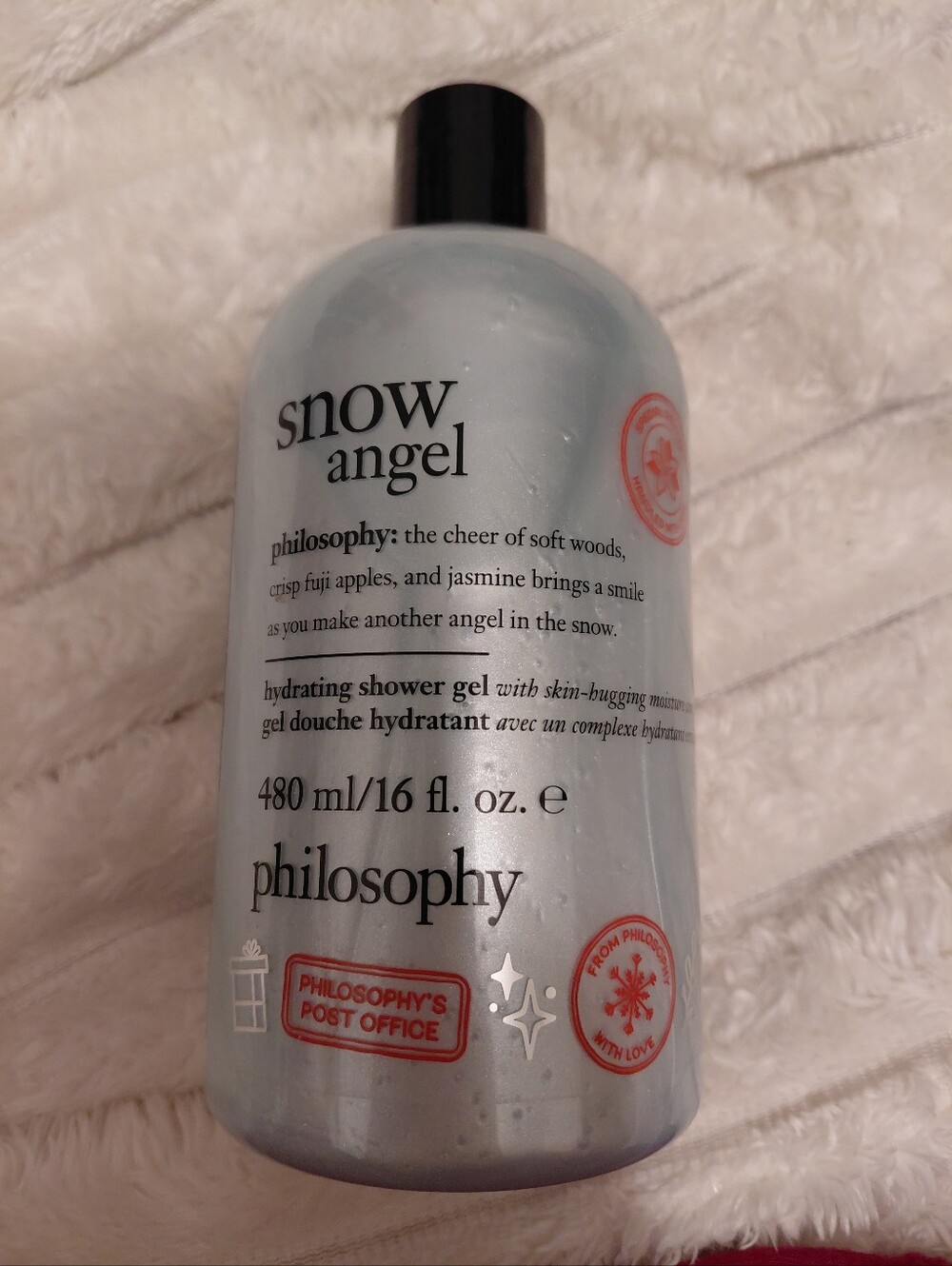 Sealed 16 Oz Snow Angel Philosophy Shower Gel & Bubble Bath